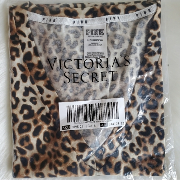 Size S PINK VICTORIA'S SECRET TEE SLEEPWEAR - Picture 2 of 3